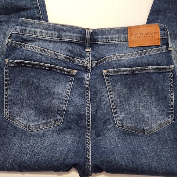Lucky Brand Jeans, size 12 (31), ankle, skinny jeans, high rise Bridgette - Picture 2 of 4